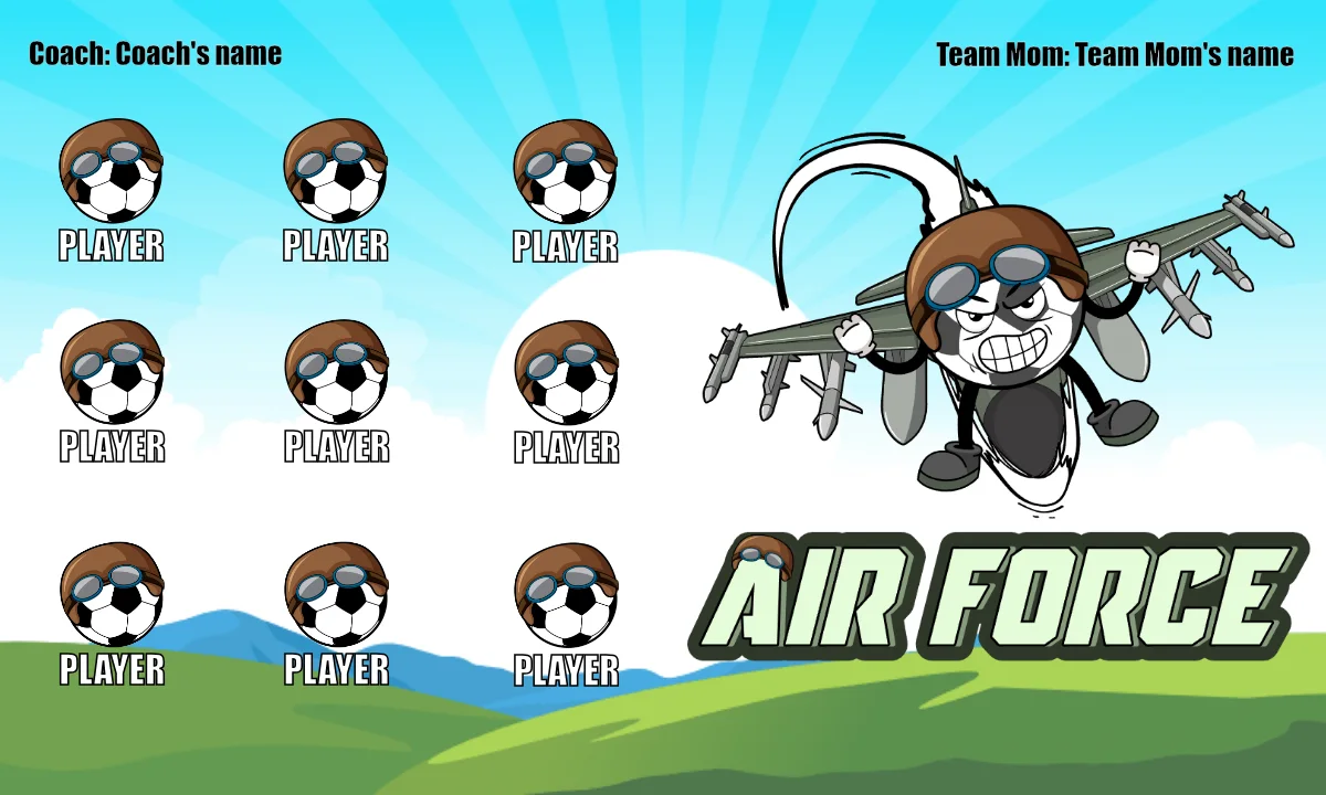 Air Force Soccer Banner-soccer-banner-picture