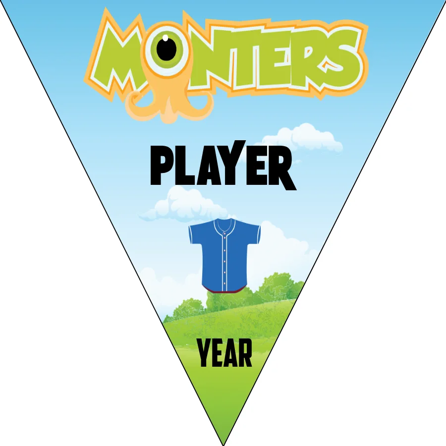 Monsters Softball Banner-softball-banners-ideas-images