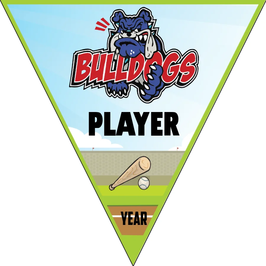 BullDog 1 Softball Banner-softball-banners-with-pictures-images