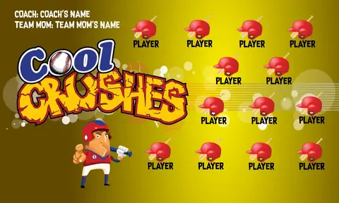 Cool Crush 1 Softball Banner-free-softball-banner-templates-picture
