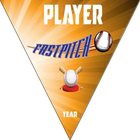 Fast Pitch 1 Softball Banner-softball-player-banners-images