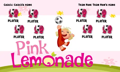 Pink Lemonade Soccer Banner-youth-soccer-banners-picture