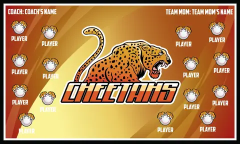 Cheetahs 2-brown-yellow-hem-softball-banners-ideas-picture