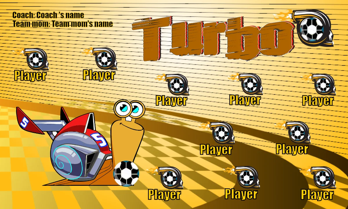 Turbo 2 Soccer Banner-soccer-team-banners-picture