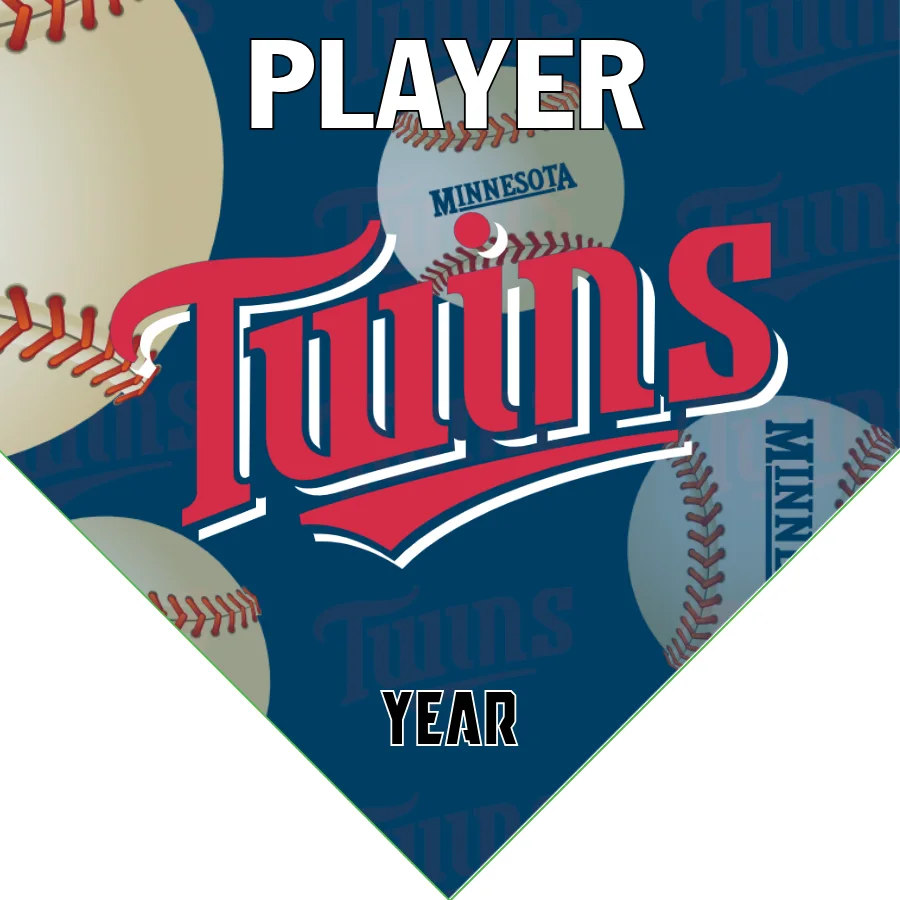 Twins 4 Baseball Banner-baseball-banner-maker-images