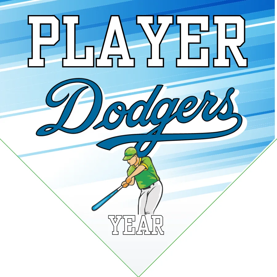 Dodgers Baseball Banner-create-a-baseball-banner-images