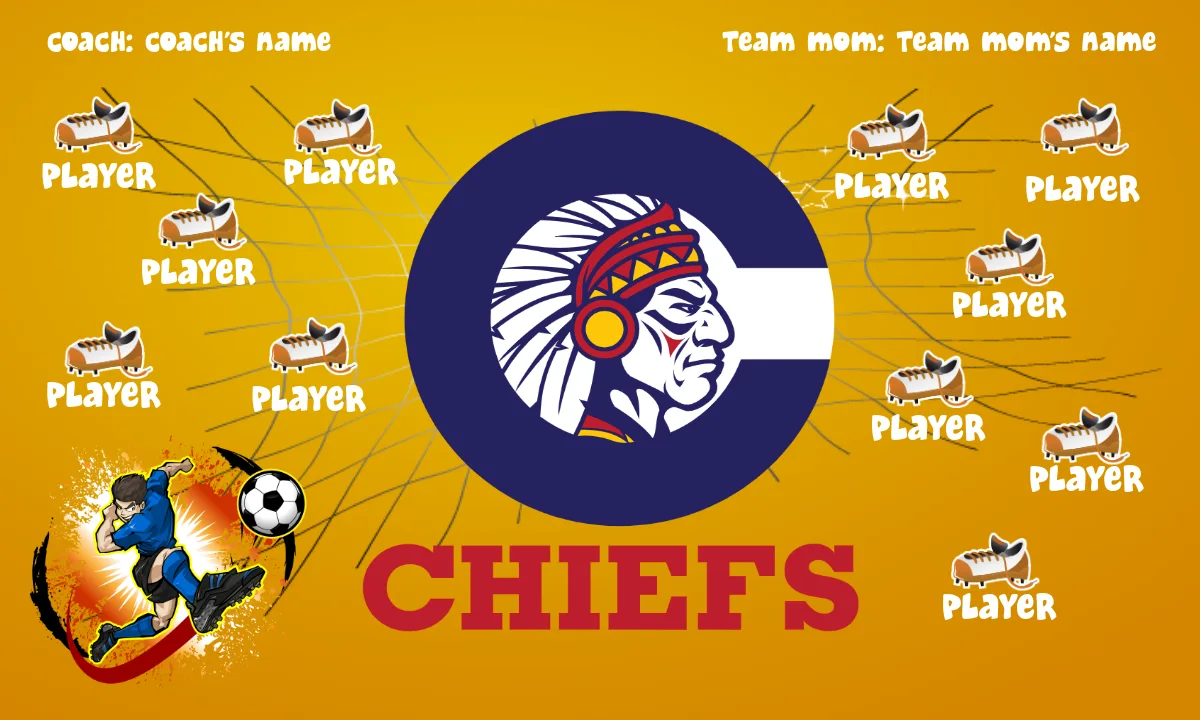 Chiefs Soccer Banner-soccer-banner-stand-picture
