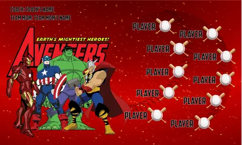 Avengers Softball Banner-fastpitch-softball-team-banners-picture
