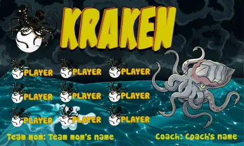Kraken Release Soccer Banner-soccer-banner-gallery-picture