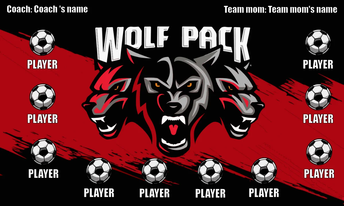 Wolf Pack Soccer Banner-soccer-team-banners-picture