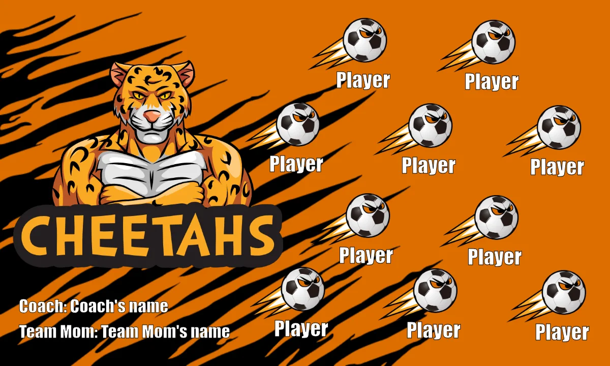 Cheetahs 3 Soccer Banner-soccer-banner-sacramento