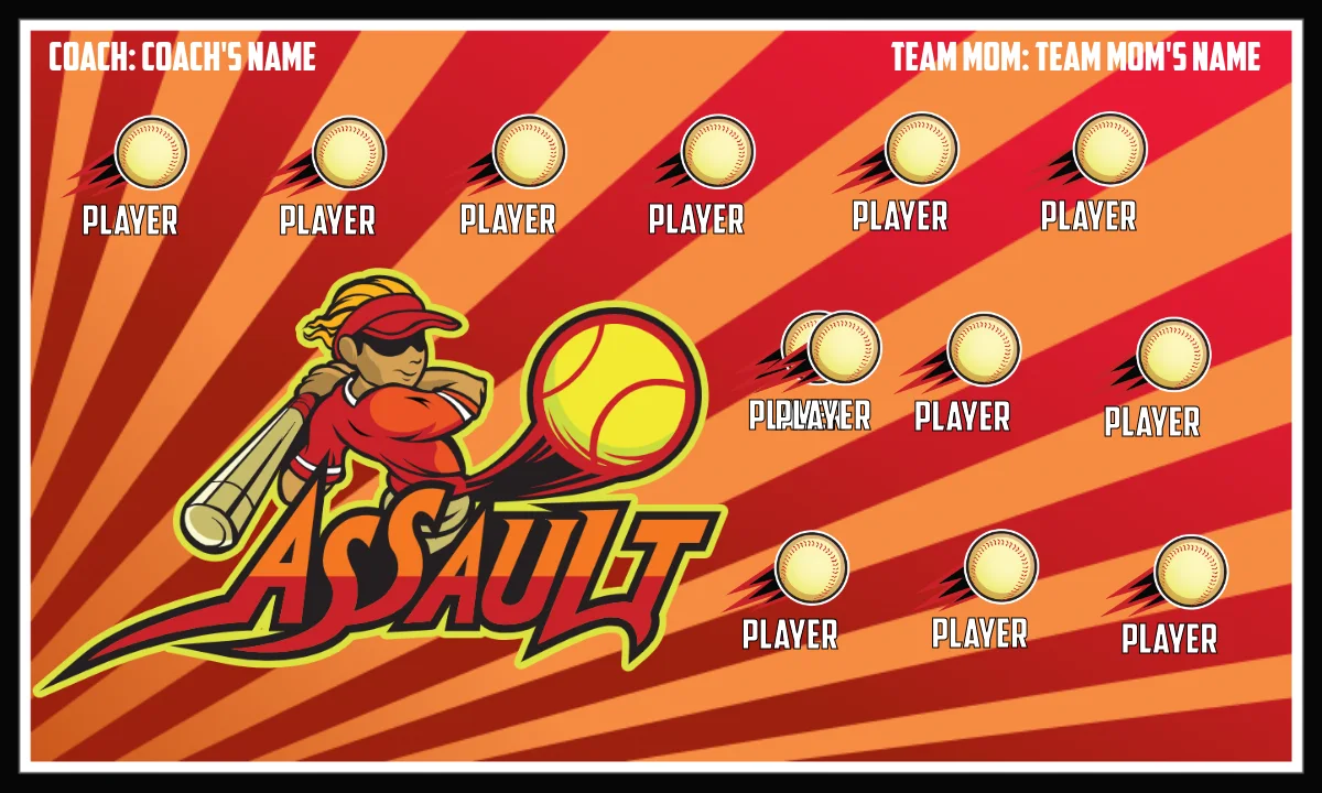 Assault-red-orange-hem-softball-banner-backgrounds-images