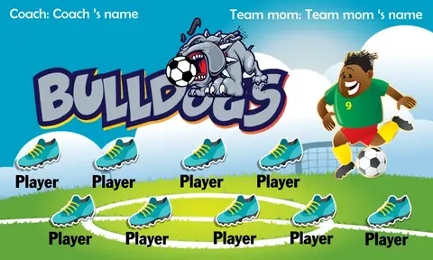 Bulldogs 1 Soccer Bannersoccer-six-banner-competition