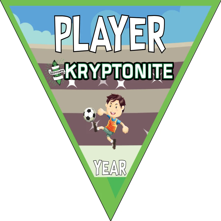 Kryptonite Soccer Banner-handmade-soccer-banner-picture