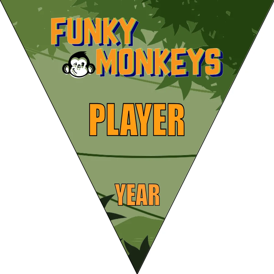 Monkeys Funky Soccer Banner-soccer-banner-stand-picture