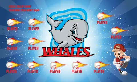 Whales Softball Banner-best-softball-banners-picture