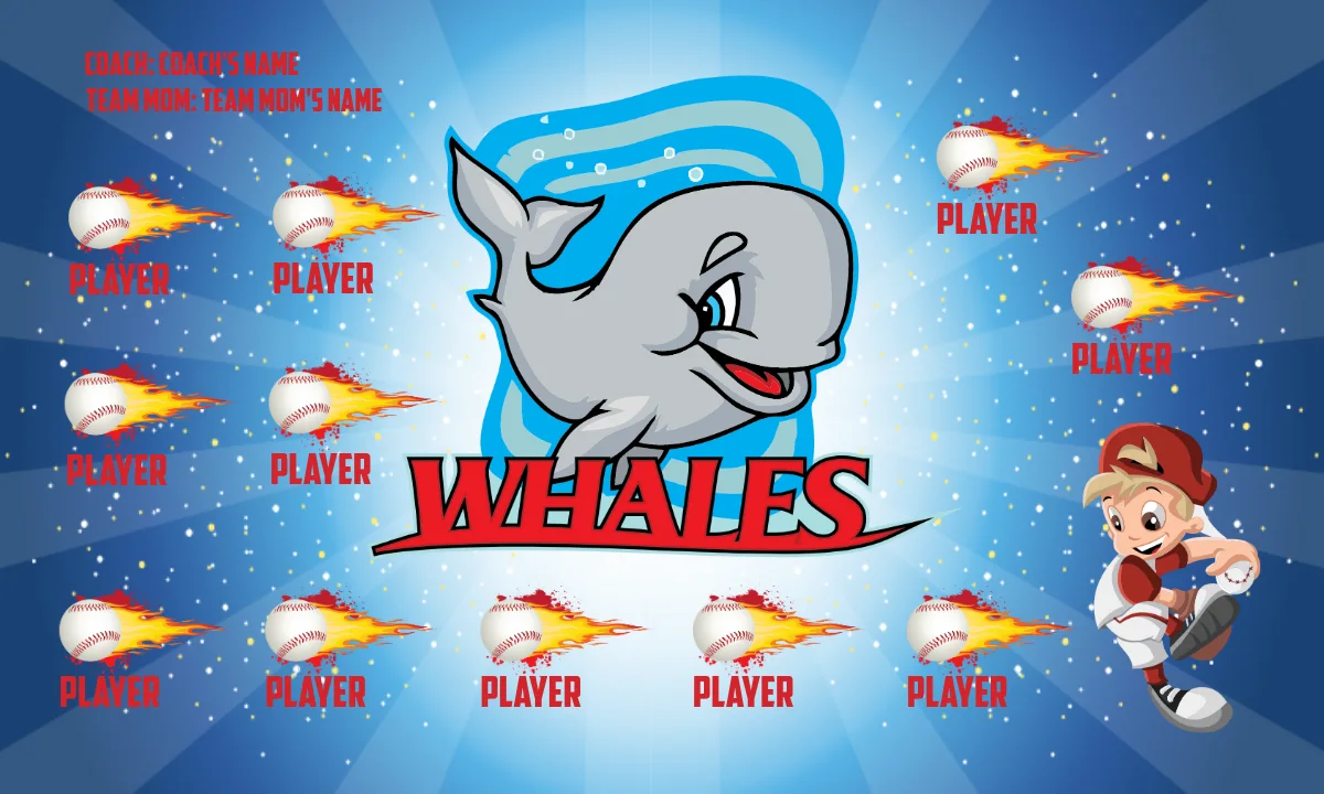 Whales Softball Banner-best-softball-banners-picture