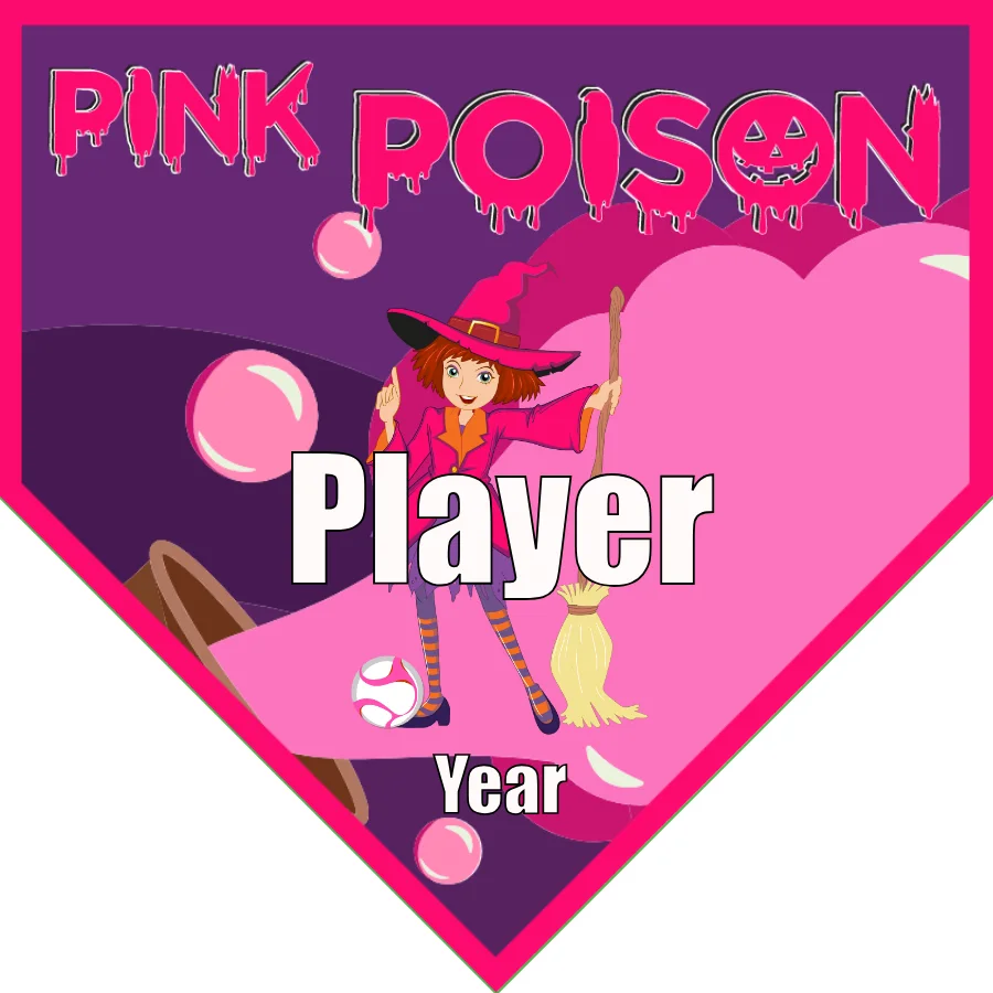 Poison Pink Soccer Banner-soccer-team-banner-ideas-picture