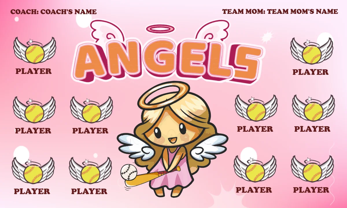 Angel Softball Banner