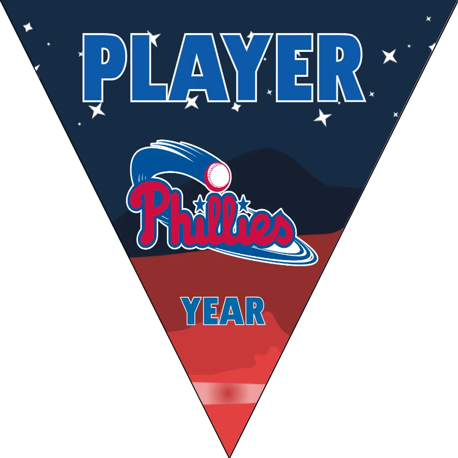 Philadelphia Phillies 2 Baseball Banner-baseball-banner-samples-images