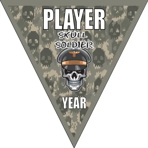 Skullsoldier Soccer Banner-soccer-party-banner-picture