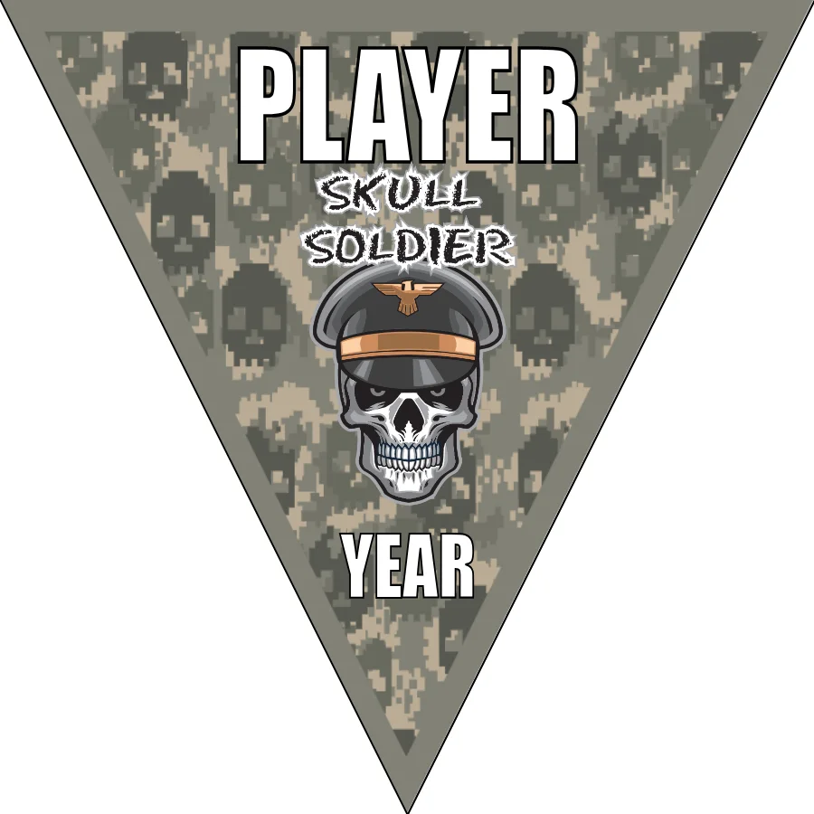 Skullsoldier Soccer Banner-soccer-party-banner-picture