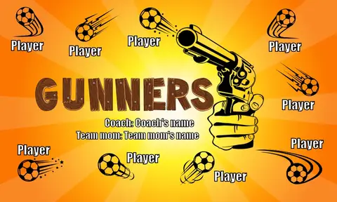 Gunners Soccer Banner-soccer-banners-ideas