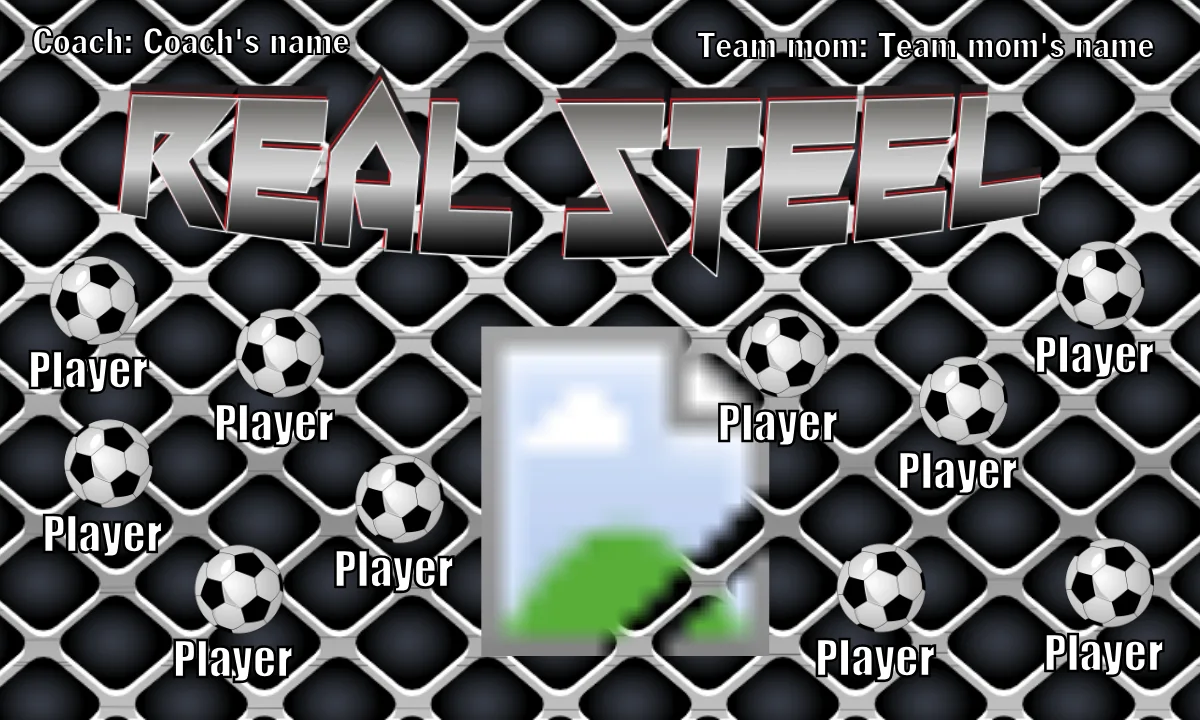 Real Steels 2 Soccer Banner-soccer-banner-exchange