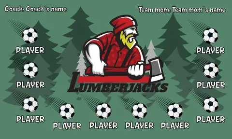 Lumberjacks Soccer Banner-soccer-banners-near-me-picture
