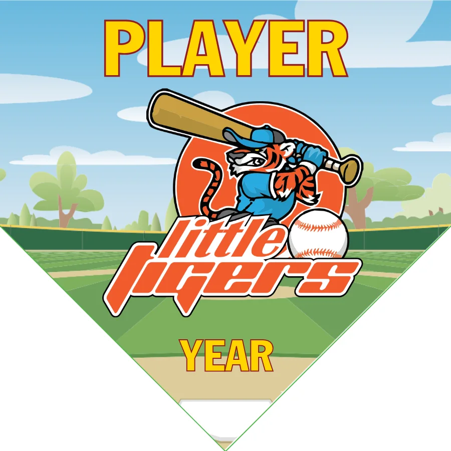 LitteTiger Softball Banner-diy-softball-banner-images
