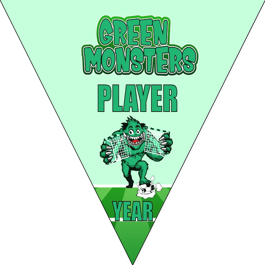 Green Monsters Soccer Banner-soccer-field-banners-picture