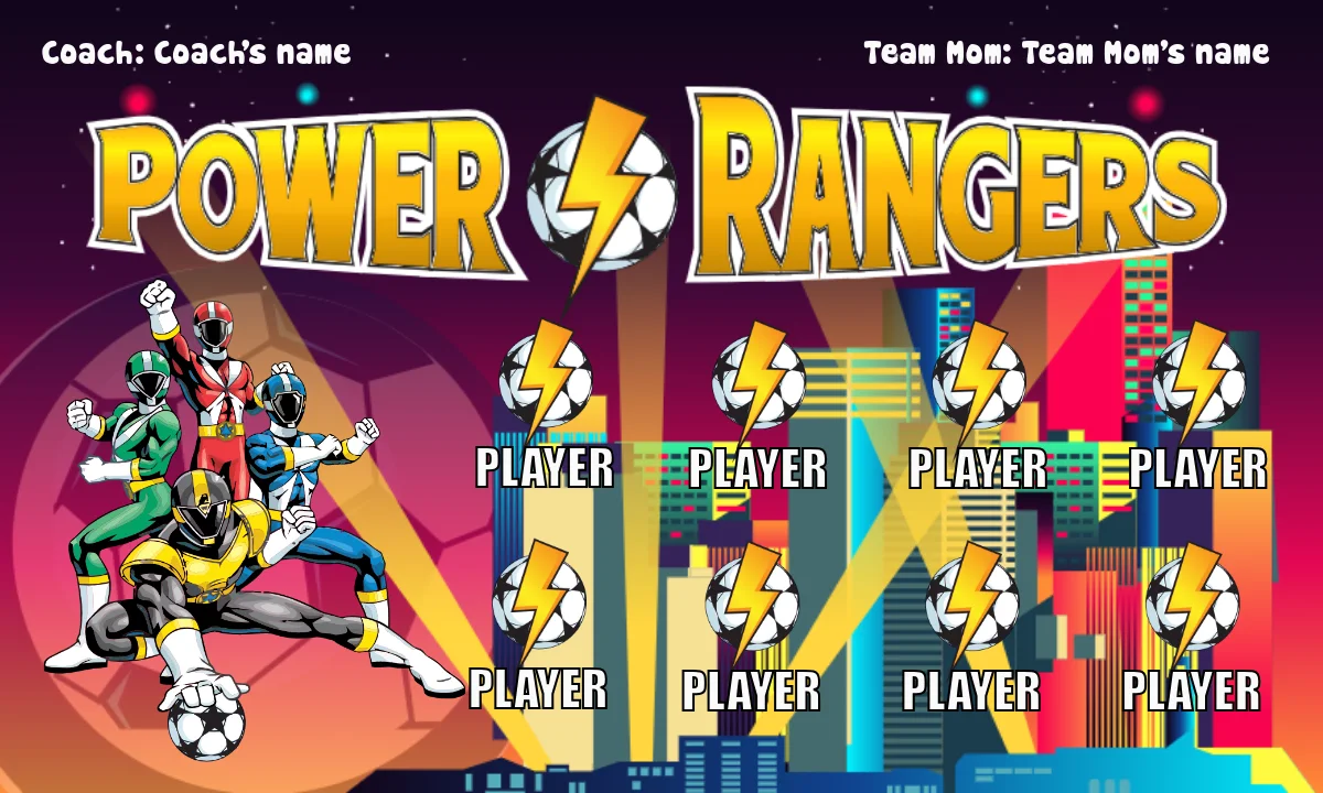 Power Rangers 2 Soccer Banner-soccer-banner-flags-picture