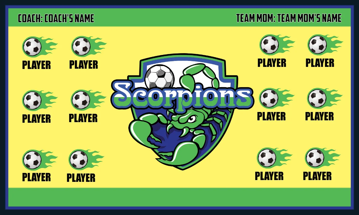 Scorpions 2 Soccer Banner-soccer-banner-templates-picture
