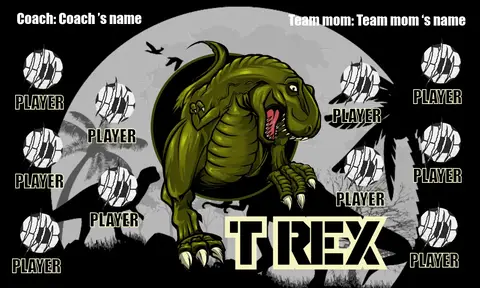 T rex Soccer Banner soccer-soccer-banners-picture