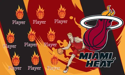 Miami Heat Basketball Banner basketball birthday banner free printable images
