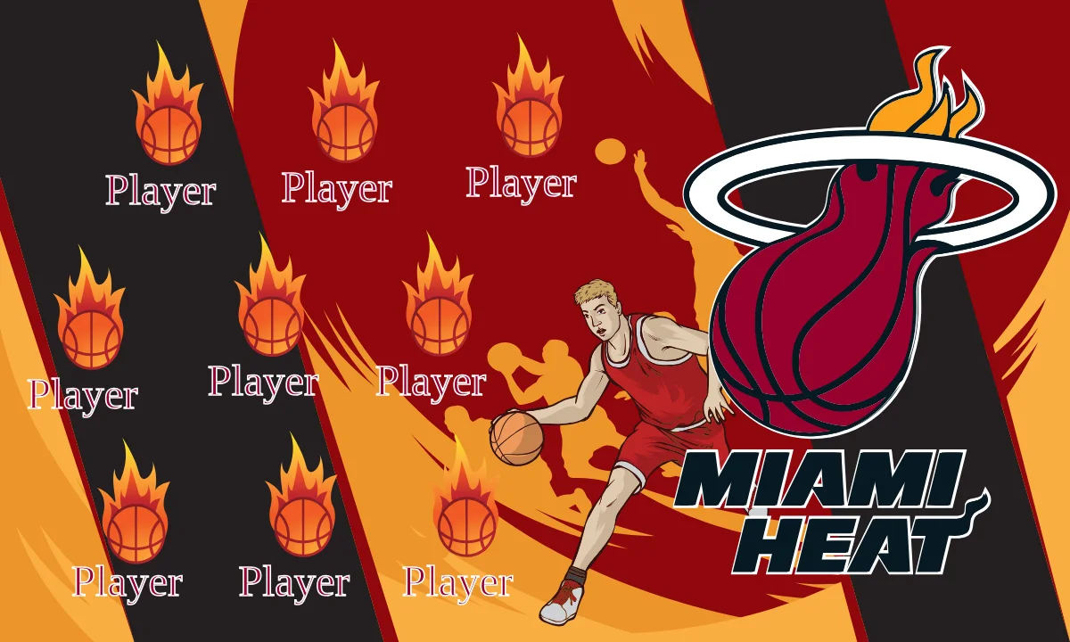 Miami Heat Basketball Banner basketball birthday banner free printable images
