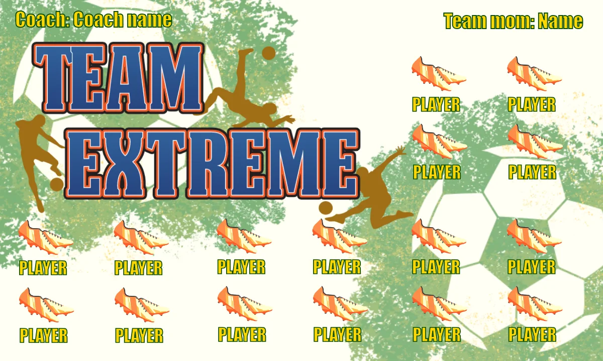 Extreme Team Soccer Banner-soccer-banner-templates