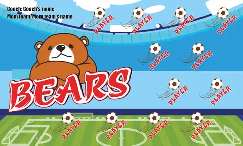 Bears Soccer Banner-banner-soccer-image