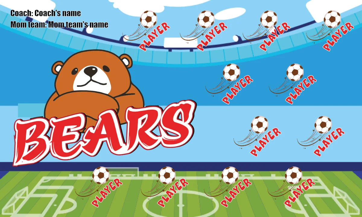 Bears Soccer Banner-banner-soccer-image