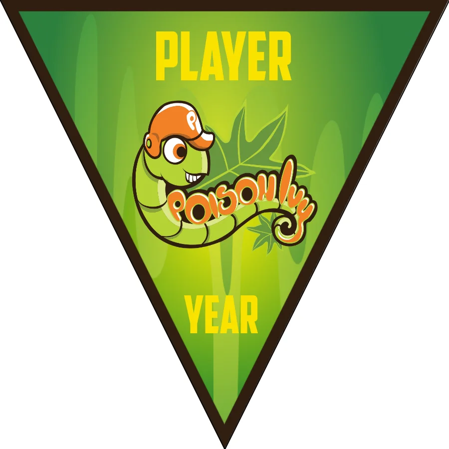 Poison Ivy-green-snake-triangle-how-to-make-softball-banners-images