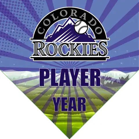 Colorado Rockies 2 Baseball Banner-baseball-player-banners-images