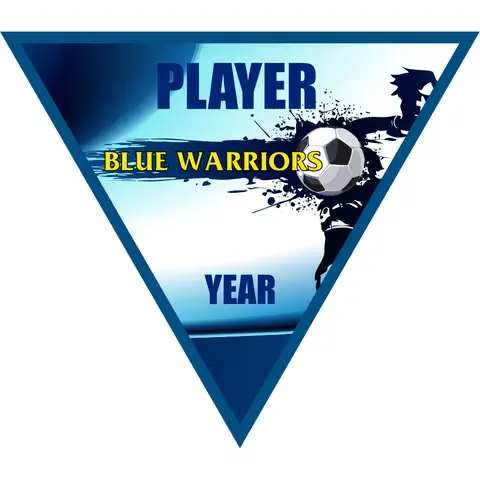 Blue Warriors2 Soccer Banner create soccer banner picture