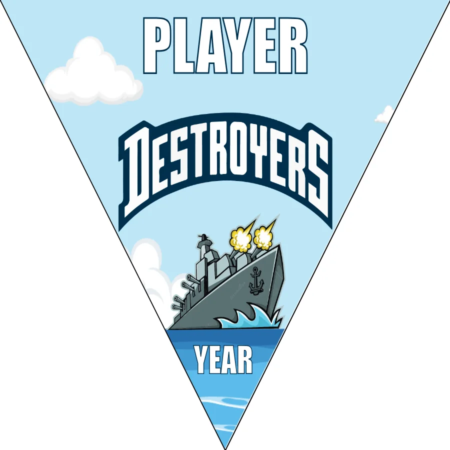 Destroyers 3 Soccer Banner-soccer-banners-picture