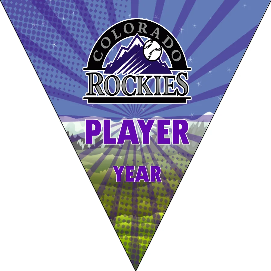 Colorado Rockies 2 Baseball Banner-baseball-banner-vector-images