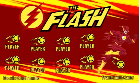 The Flash Soccer Banner-soccer-team-banner-ideas-picture