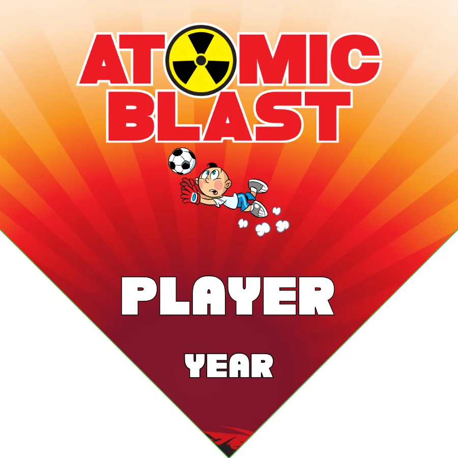 Atomic Blast Soccer Banner-soccer-banners-pennants-picture