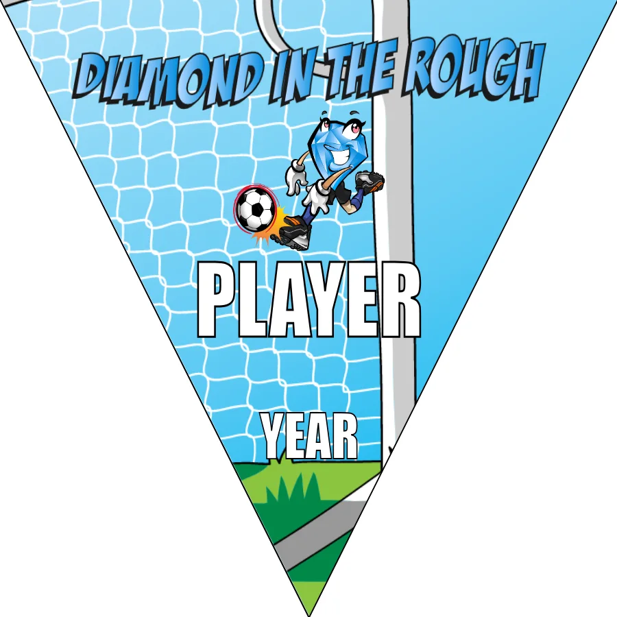 Diamond in Rough Soccer Banner-banner-soccer-image