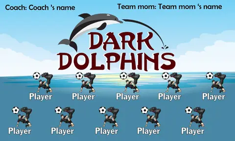 DarkDolphins Soccer Bannersoccer-spirits-coupon-banner