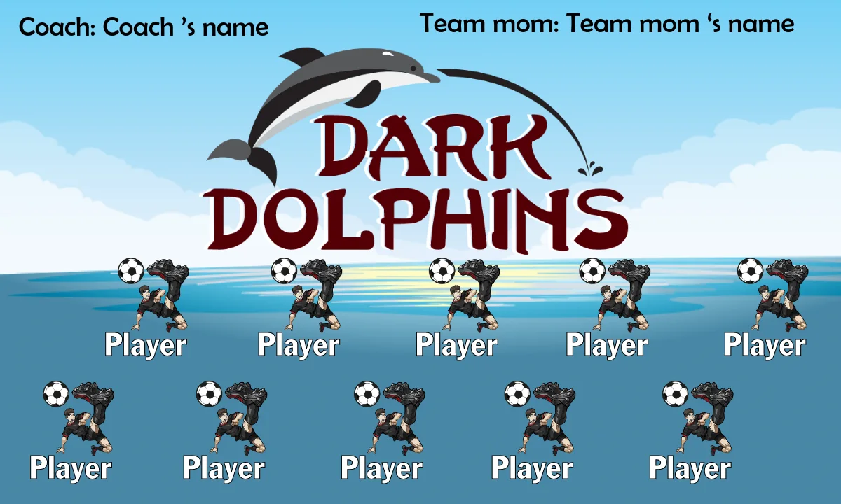 DarkDolphins Soccer Bannersoccer-spirits-coupon-banner