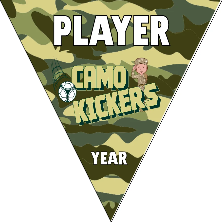 Camo Kickers 1 Soccer Banner-size-of-a-soccer-banner-picture
